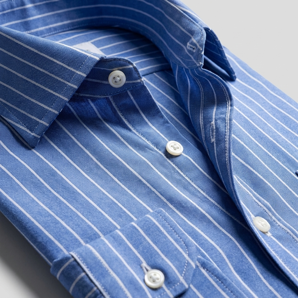 Camisa Rayas Azul